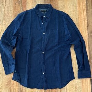 Banana Republic Navy Button-Down Shirt